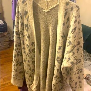 Adorable Cheetah Print Sweater